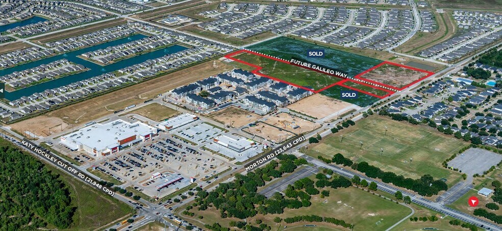 Morton Rd, Katy, TX à vendre - Aérien – Image 2 sur 7