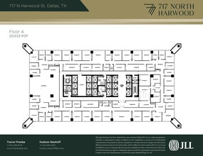 717 N Harwood St, Dallas, TX à louer Plan d’étage– Image 1 sur 1
