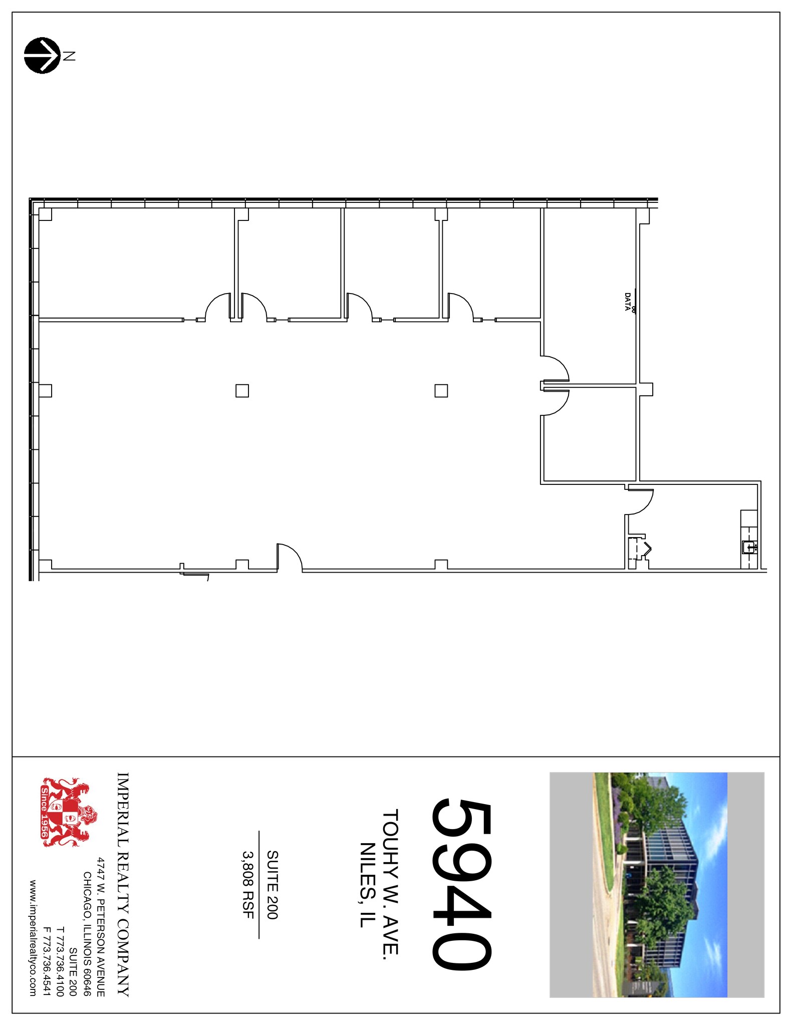 5940 W Touhy Ave, Niles, IL à louer Plan de site– Image 1 sur 7
