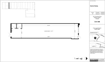 100 Trainyards Dr, Ottawa, ON à louer Plan d’étage– Image 2 sur 29