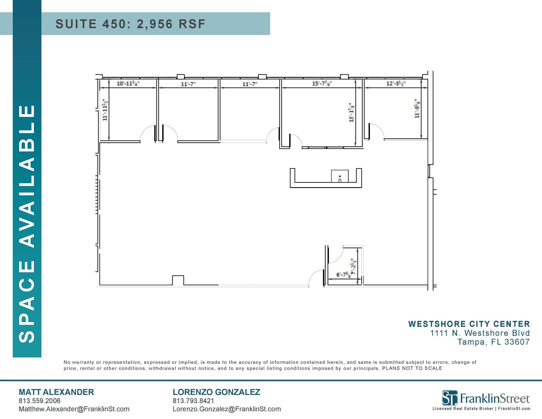 1111 N Westshore Blvd, Tampa, FL à louer Plan d’étage– Image 1 sur 1