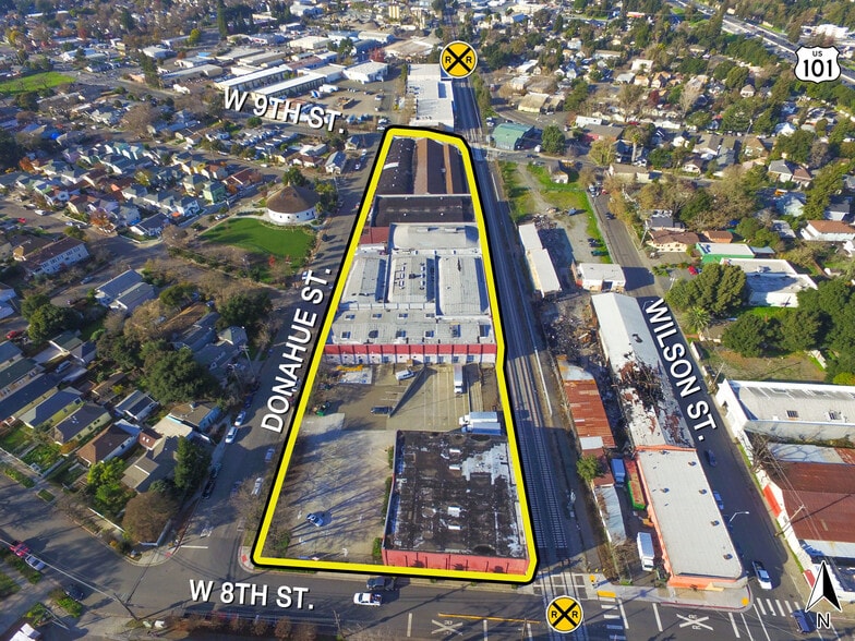 8 W 9th St, Santa Rosa, CA à louer - Aérien – Image 3 sur 37