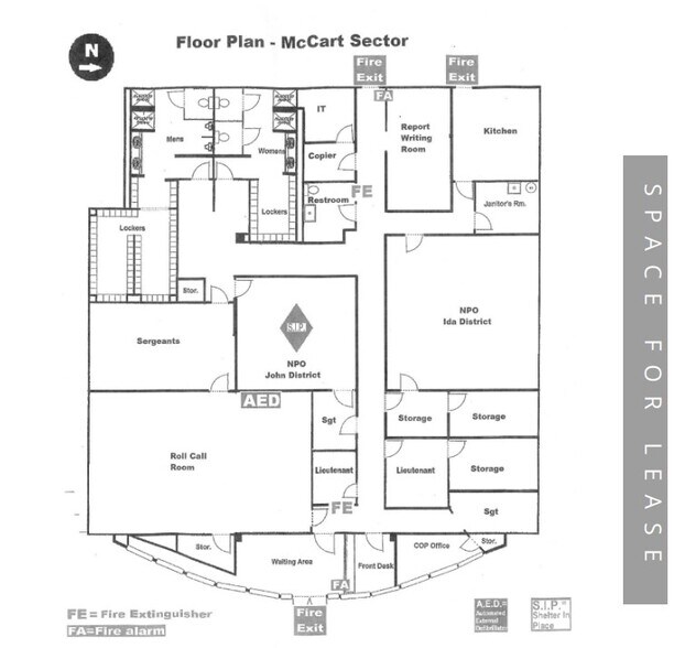 7628-7674 McCart Ave, Fort Worth, TX à louer - Plan d’étage – Image 2 sur 2