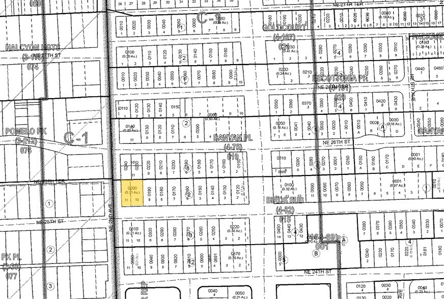 215 NE 25th St, Miami, FL à vendre - Plan cadastral – Image 2 sur 19