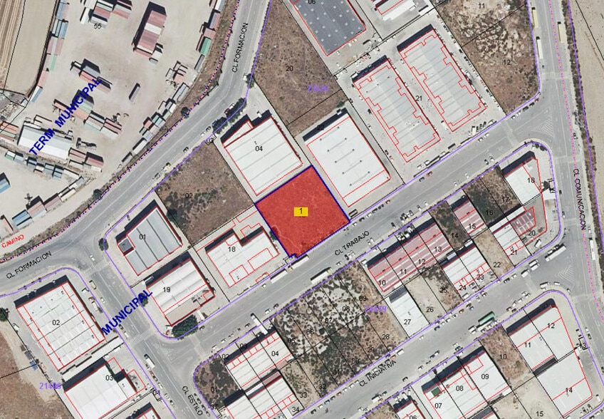 Calle Trabajo, 5, Getafe, Madrid à vendre - Plan cadastral – Image 3 sur 3