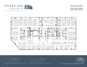 301 Perimeter Ctr N, Atlanta, GA à louer Plan d’étage– Image 2 sur 2
