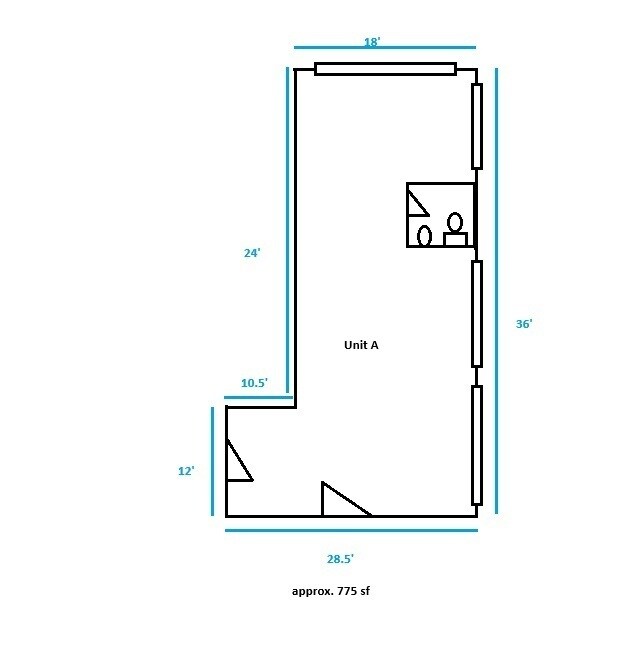 201 4th Ave, Bradenton, FL à louer Plan d’étage– Image 1 sur 1
