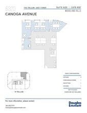 6300 Canoga Ave, Woodland Hills, CA à louer Plan d’étage– Image 2 sur 2