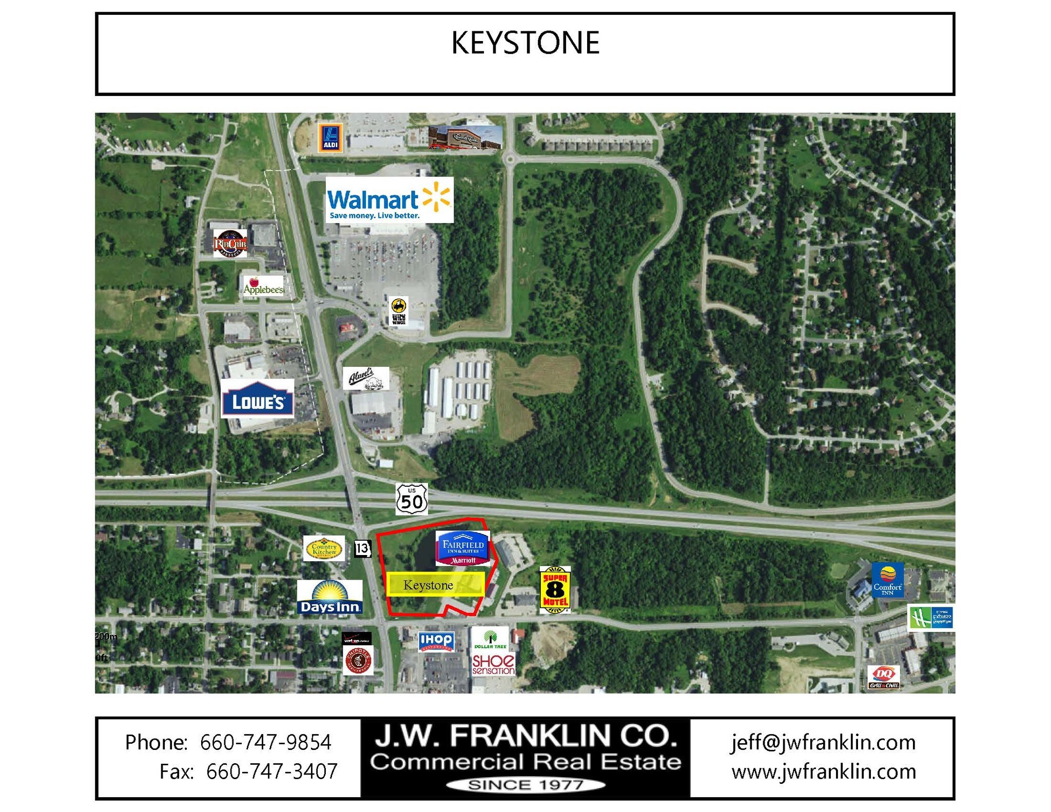 E Russell Ave & 50 Hwy, Warrensburg, MO à vendre Aérien– Image 1 sur 2