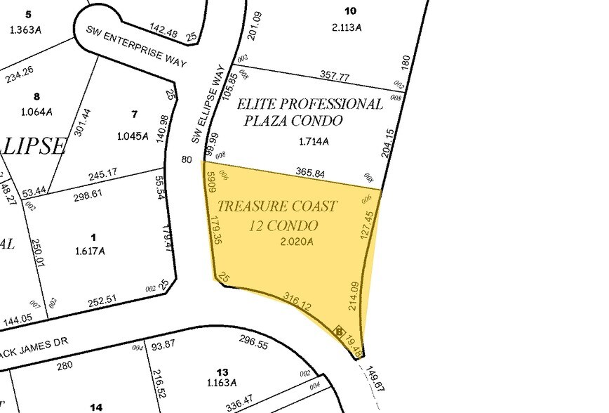 7983-7997 SW Jack James Dr, Stuart, FL à vendre - Plan cadastral – Image 2 sur 12