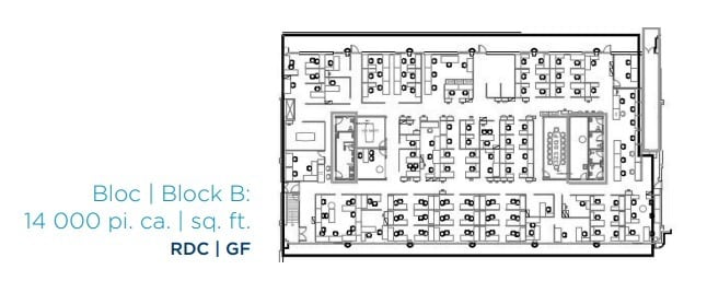 1050-1155 Boul Saint-Régis, Dorval, QC à louer Plan d’étage– Image 1 sur 1