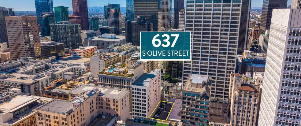 637 S Olive St, Los Angeles, CA à louer - Aérien – Image 3 sur 3