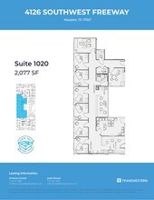 4126 Southwest Fwy, Houston, TX à louer Plan d’étage– Image 1 sur 1