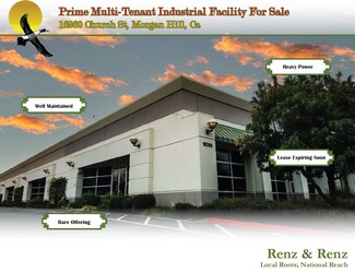 Plus de détails pour 16260 Church St, Morgan Hill, CA - Industriel/Logistique à vendre