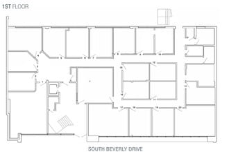 420 S Beverly Dr, Beverly Hills, CA à louer Plan d’étage– Image 1 sur 1