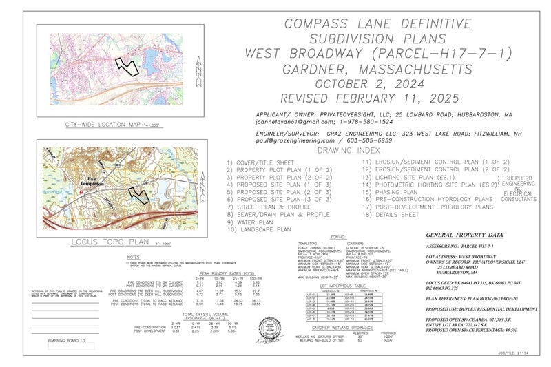 W Broadway, Gardner, MA à vendre - Plan cadastral – Image 2 sur 6