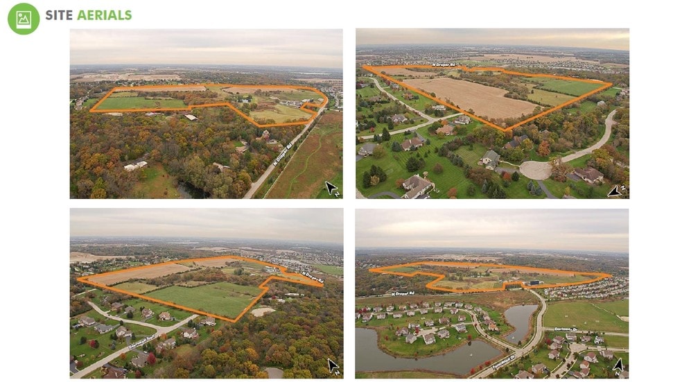 NW Side Of Draper Rd, McHenry, IL à vendre - Aérien – Image 3 sur 5