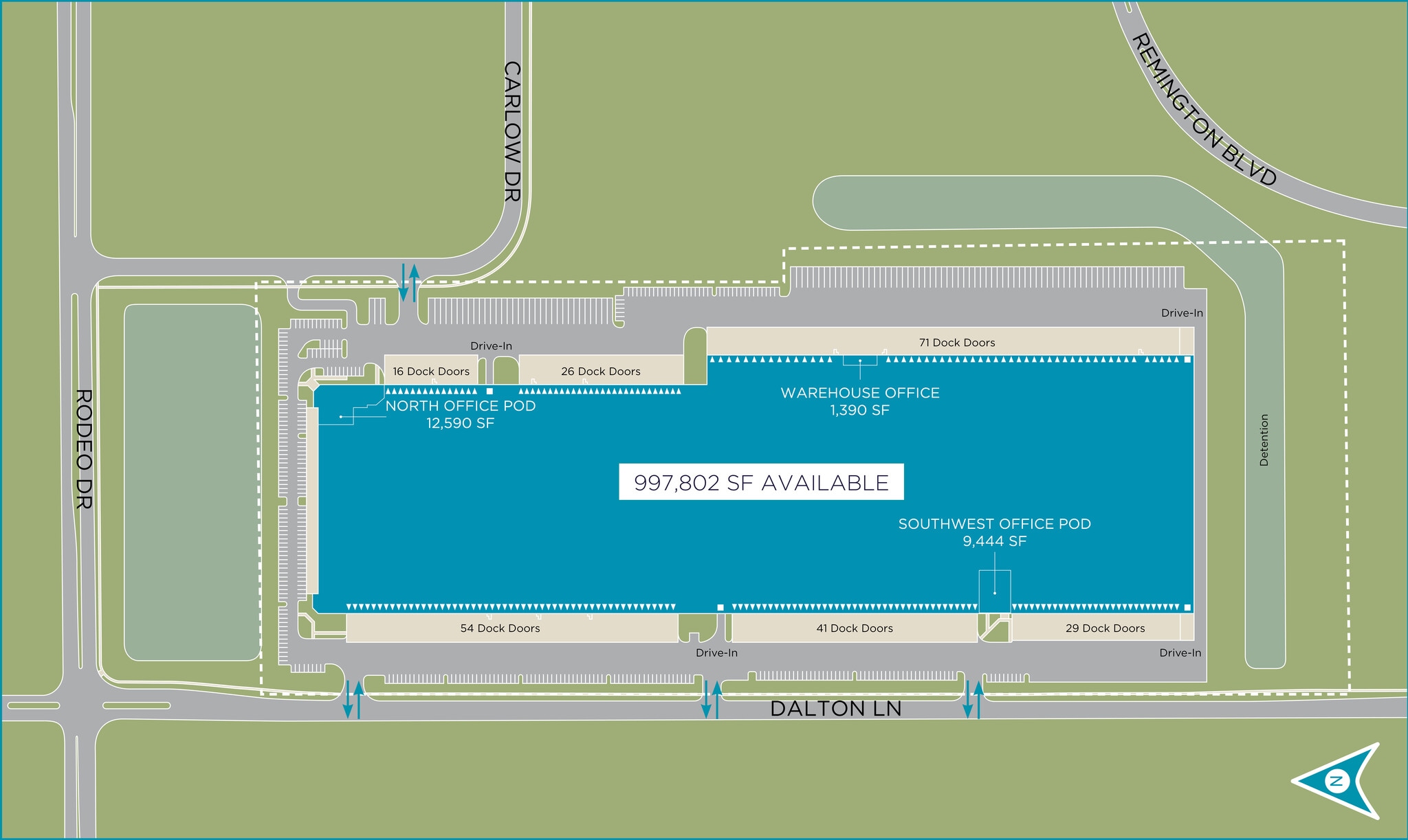 901 Carlow Dr, Bolingbrook, IL à louer Plan de site– Image 1 sur 1