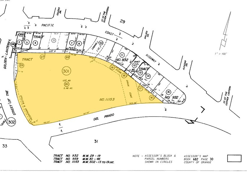 24821-24871 Del Prado, Dana Point, CA à louer - Plan cadastral – Image 2 sur 22