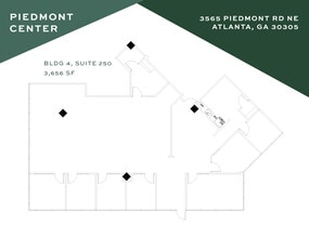 3565 Piedmont Rd Ne, Atlanta, GA à louer Plan d’étage– Image 1 sur 1
