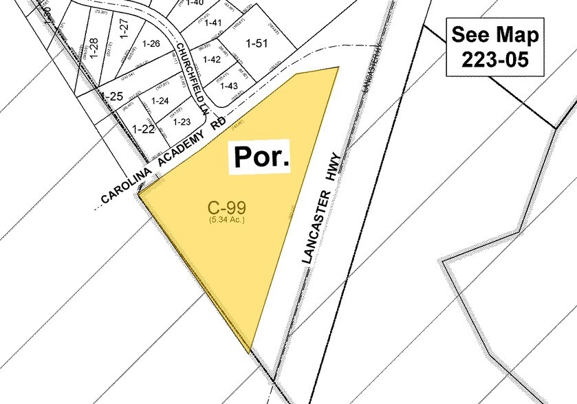 17232 Lancaster Hwy, Charlotte, NC à vendre - Plan cadastral – Image 2 sur 6