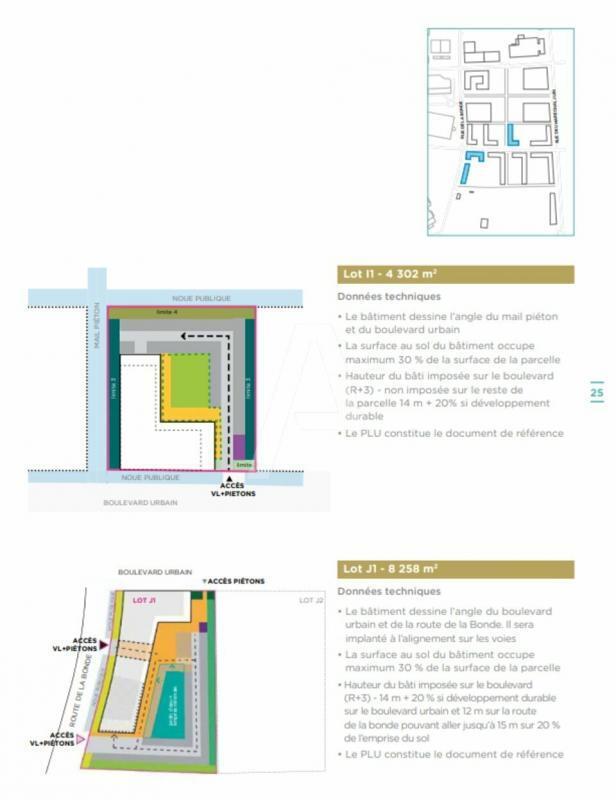 Terrain dans Massy à vendre Plan de site– Image 1 sur 8