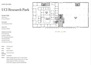 111 Academy Dr, Irvine, CA à louer Plan d’étage– Image 1 sur 1