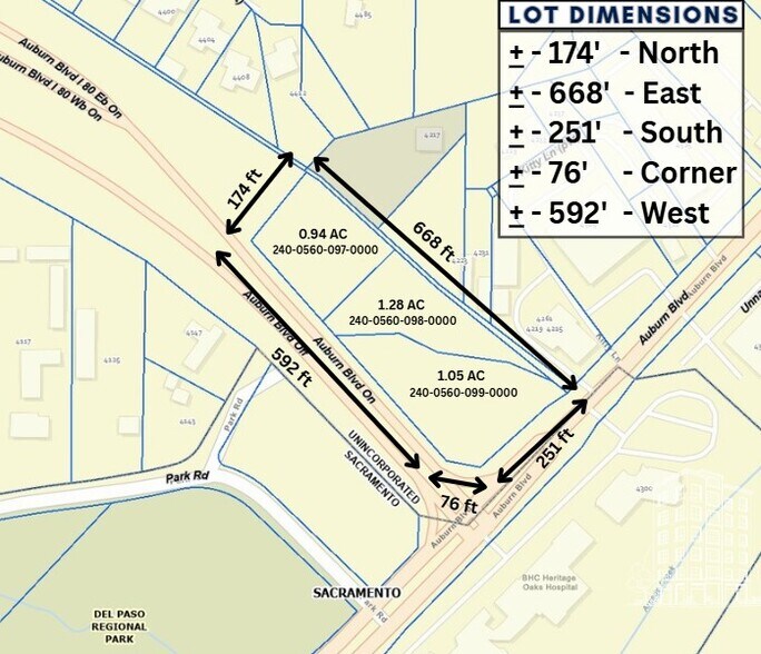 Auburn Blvd Blvd, Sacramento, CA à vendre - Photo de l’immeuble – Image 3 sur 9