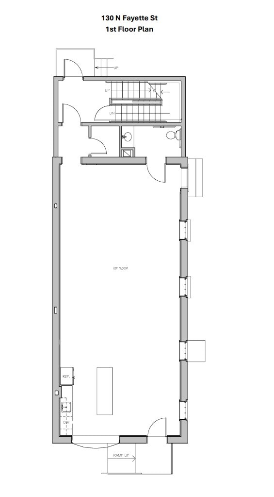 130 N Fayette St, Alexandria, VA à louer Plan d’étage– Image 1 sur 2