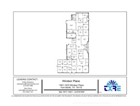 1901-1923 Windsor Pl, Fort Worth, TX à louer Plan d’étage– Image 1 sur 1