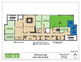 3300 Auburn Rd, Auburn Hills, MI à louer Plan d’étage– Image 1 sur 1