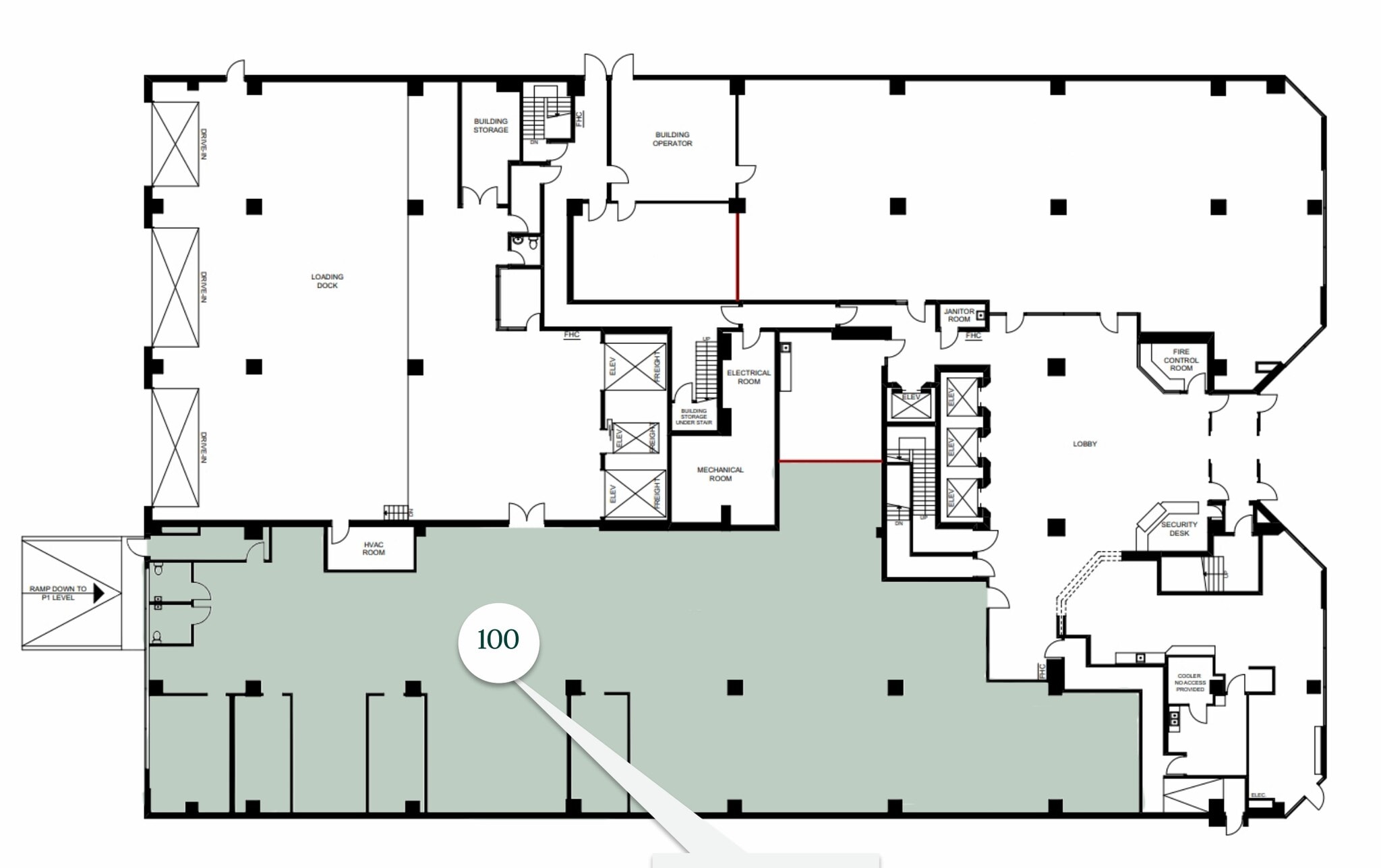 555 Richmond St W, Toronto, ON à louer Plan d’étage– Image 1 sur 1