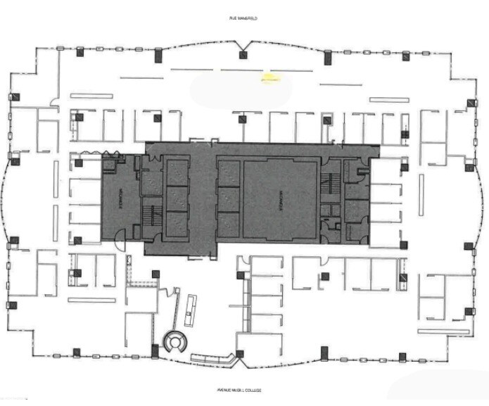 1800 Av McGill College, Montréal, QC à louer Plan d’étage– Image 1 sur 1
