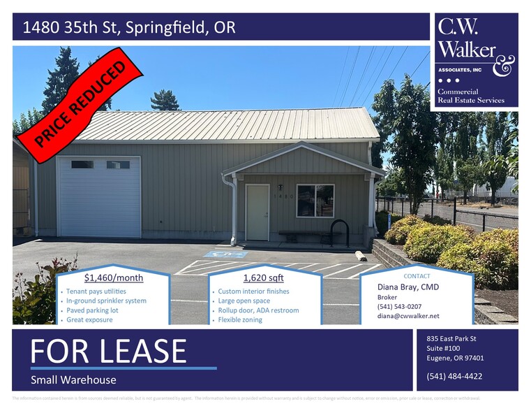 1480 35th St, Springfield, OR à louer - Photo principale – Image 1 sur 1
