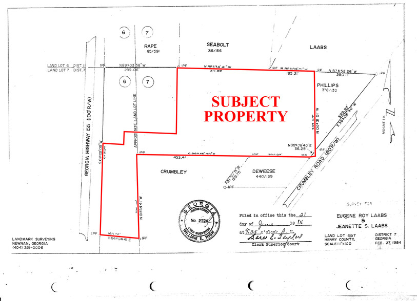 2340 Highway 155, Mcdonough, GA à vendre - Plan cadastral – Image 3 sur 4