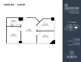 18383 Preston Rd, Dallas, TX à louer Plan d’étage– Image 1 sur 1