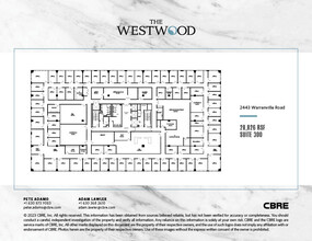 2443 Warrenville Rd, Lisle, IL à louer Plan d’étage– Image 1 sur 1