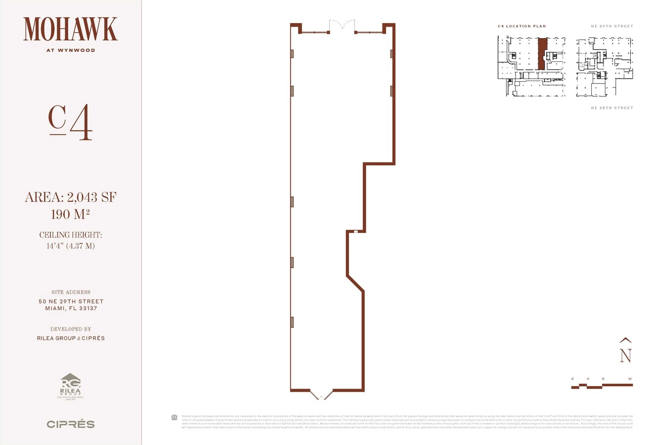 50 NE 29th St, Miami, FL 33137 - Lot C-4 -  - Plan d’étage - Image 1 of 1