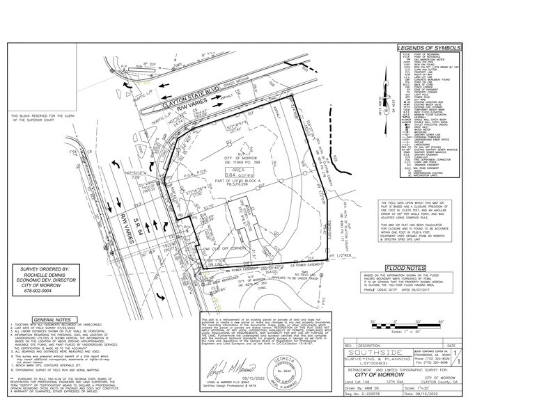 5854 Jonesboro Rd, Morrow, GA à louer - Plan de site – Image 3 sur 6
