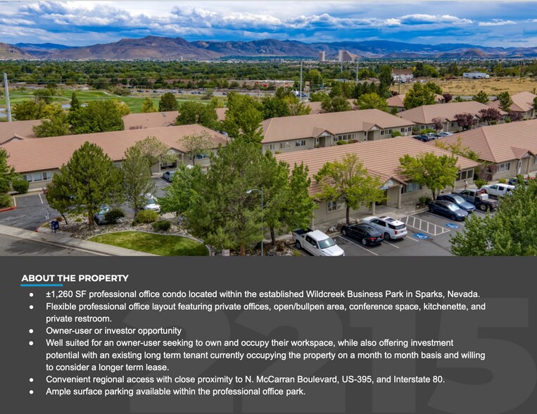 2215 Green Vista Dr, Sparks, NV à vendre - Photo de l’immeuble – Image 3 sur 10