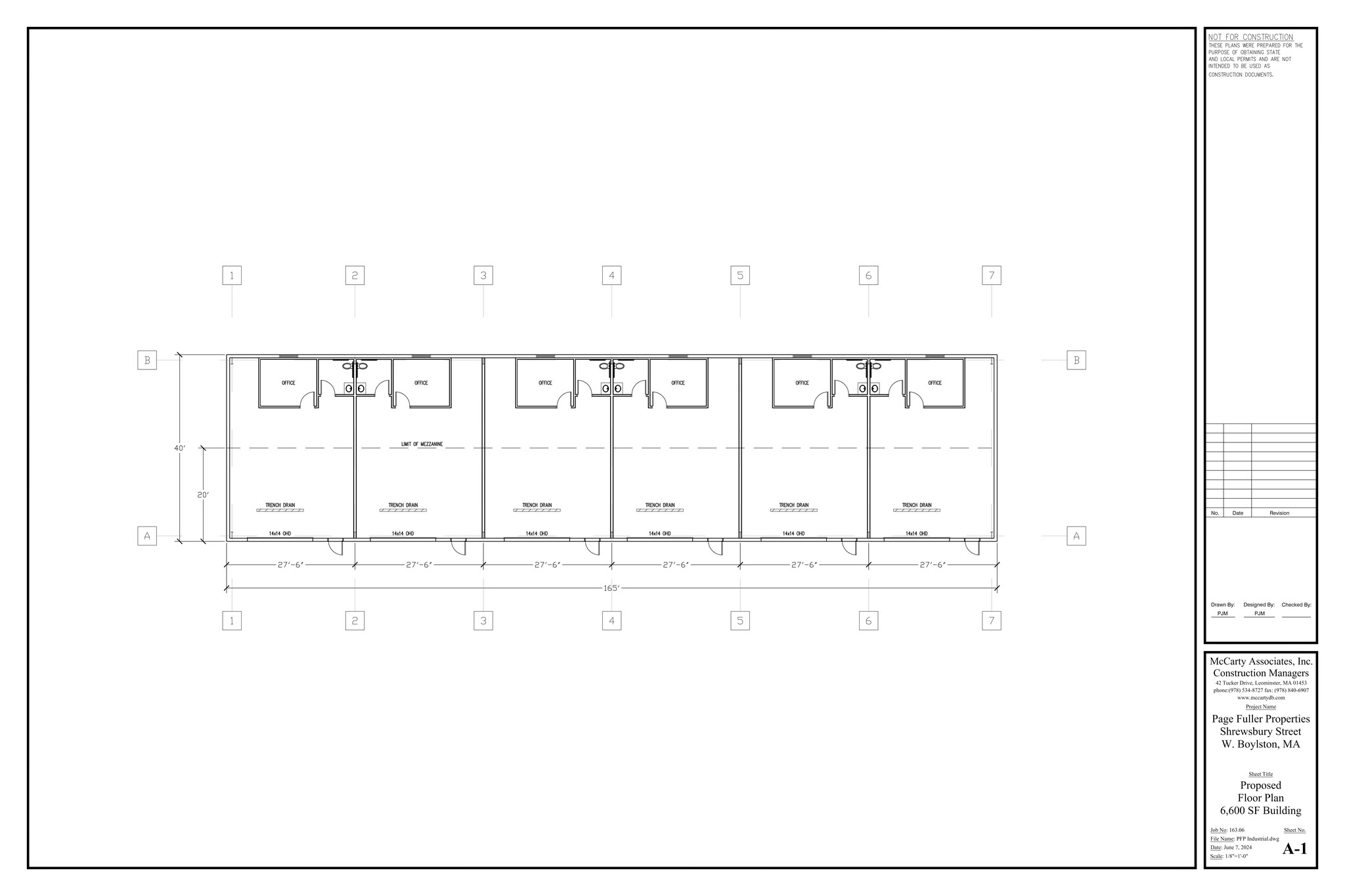 160 Hartwell St, West Boylston, MA à louer Plan de site– Image 1 sur 1