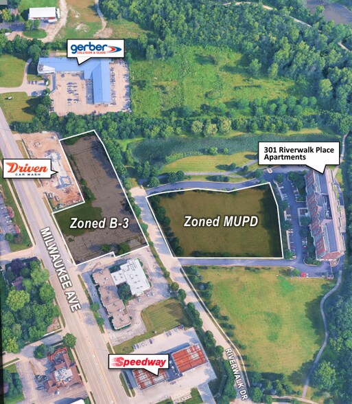 275 Milwaukee Ave, Buffalo Grove, IL à vendre - Aérien – Image 2 sur 2