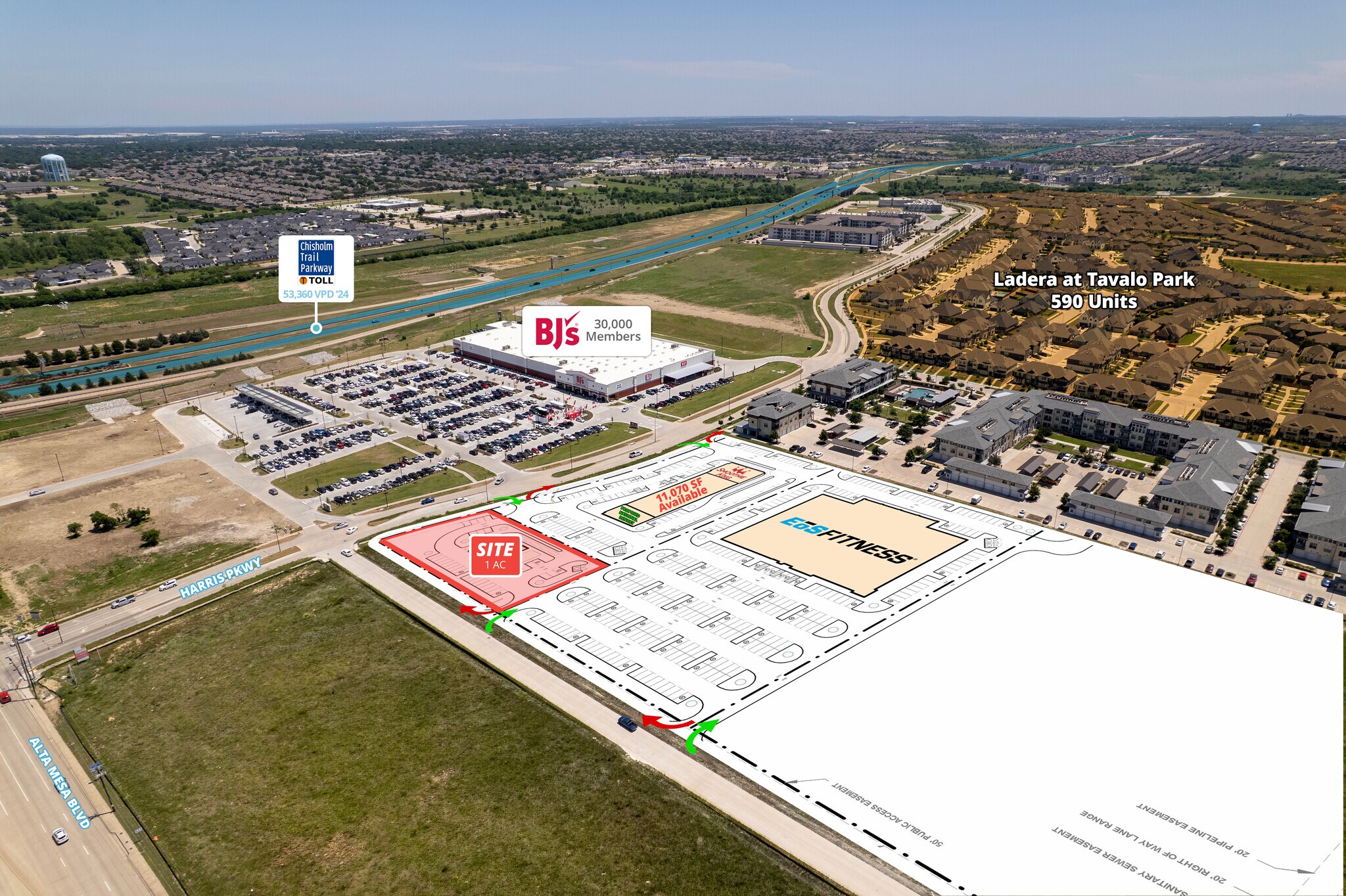 SWC Altamesa Rd, Fort Worth, TX à louer Photo de l’immeuble– Image 1 sur 5