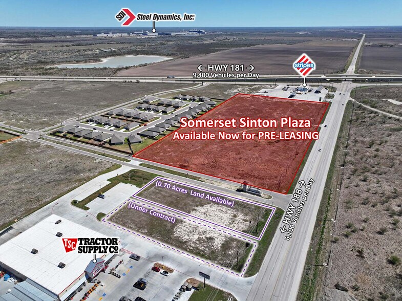 NWC of TX-89 (U.S. 181) & E. Sinton St., Sinton, TX à vendre - Autre – Image 2 sur 6