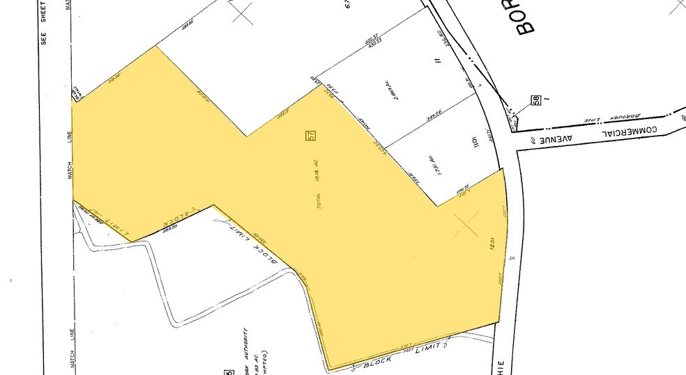 115 Moonachie Ave, Moonachie, NJ à louer - Plan cadastral – Image 2 sur 2