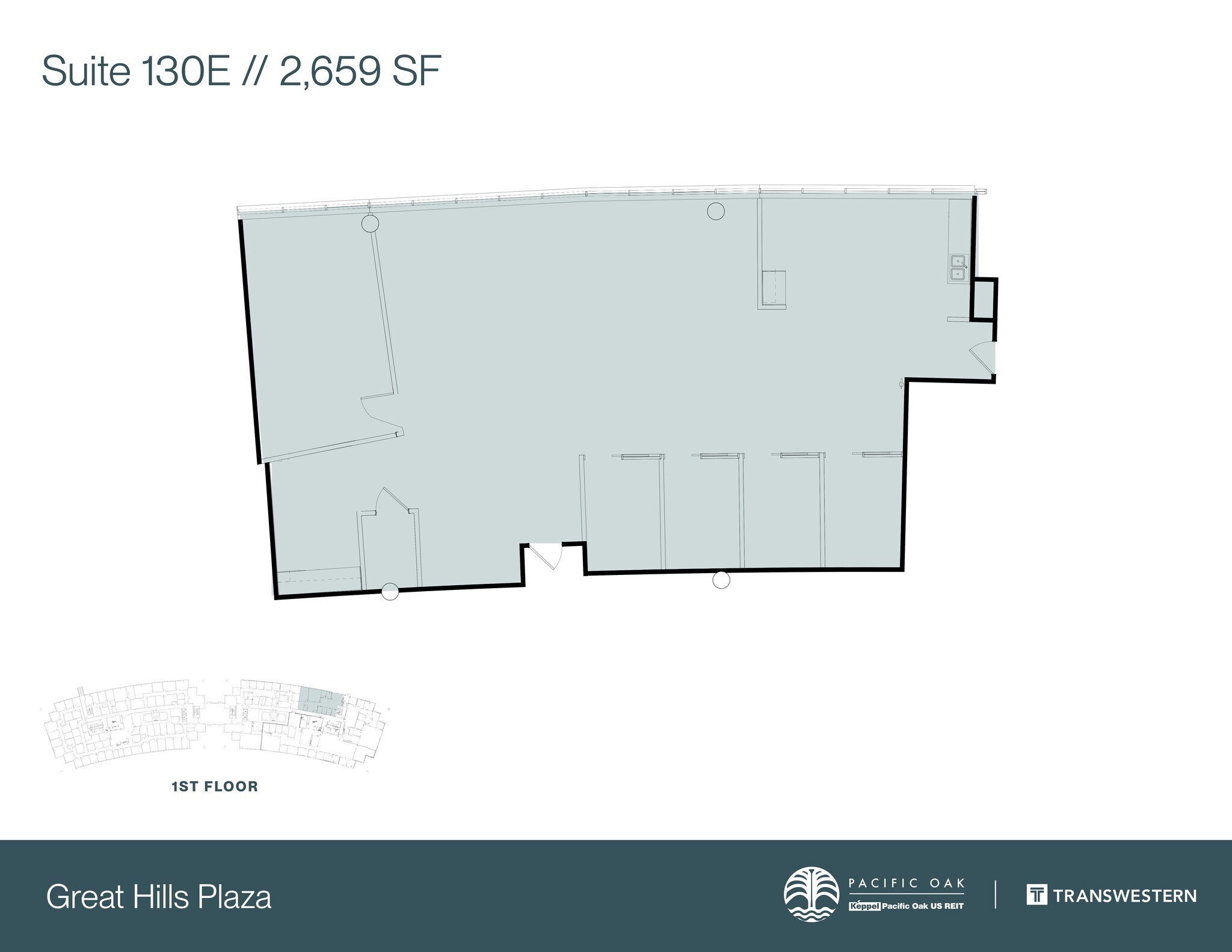 9600 Great Hills Trl, Austin, TX à louer Plan de site– Image 1 sur 2
