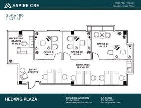9601 Katy Fwy, Houston, TX à louer Plan d’étage– Image 1 sur 1