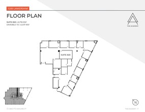 5200 Lankershim Blvd, North Hollywood, CA à louer Plan d’étage– Image 1 sur 1