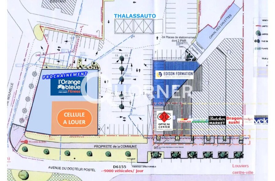 Local commercial dans Louviers à louer - Photo de l’immeuble – Image 2 sur 3