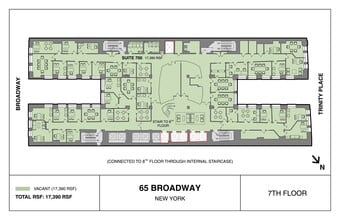 65 Broadway, New York, NY à louer Plan de site– Image 2 sur 2